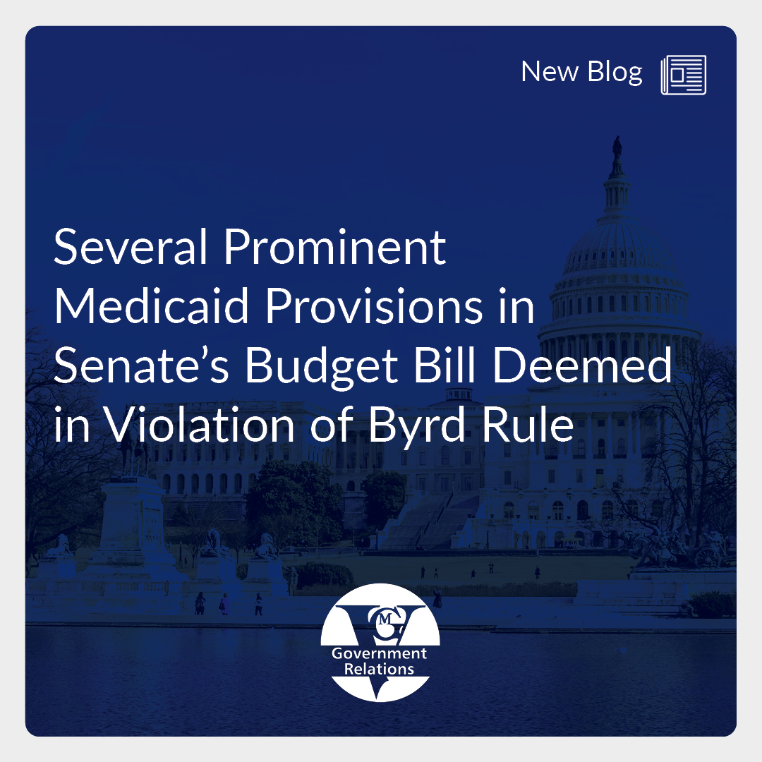 Several Prominent Medicaid Provisions in Senate's Budget Bill Deemed in Violation of Byrd Rule thumbnail