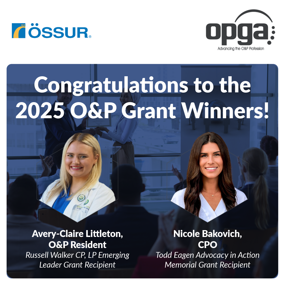 OPGA, Össur Name Recipients of O&P Grants thumbnail